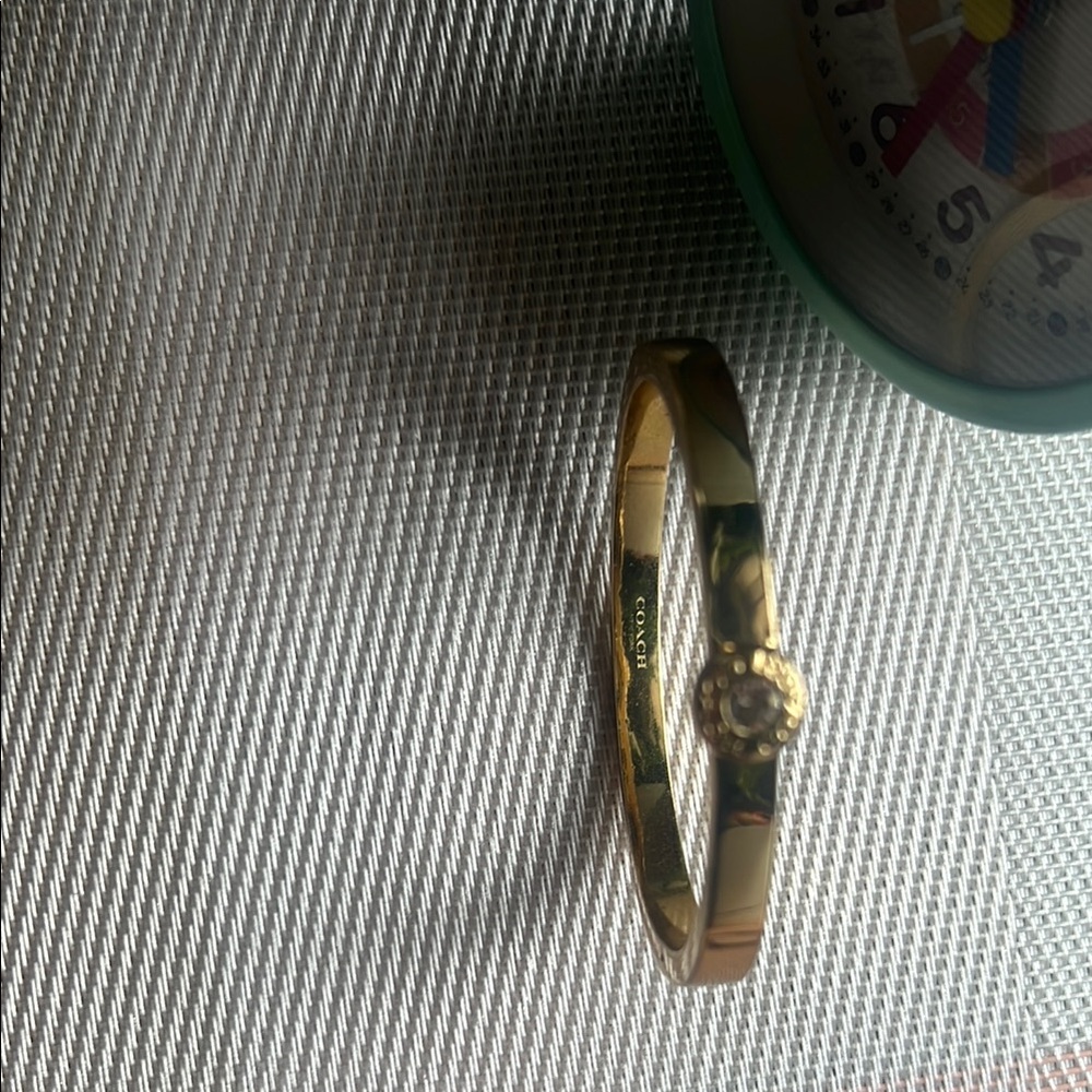 Coach Gold  Bangle Bracelet - Picture 2 of 11
